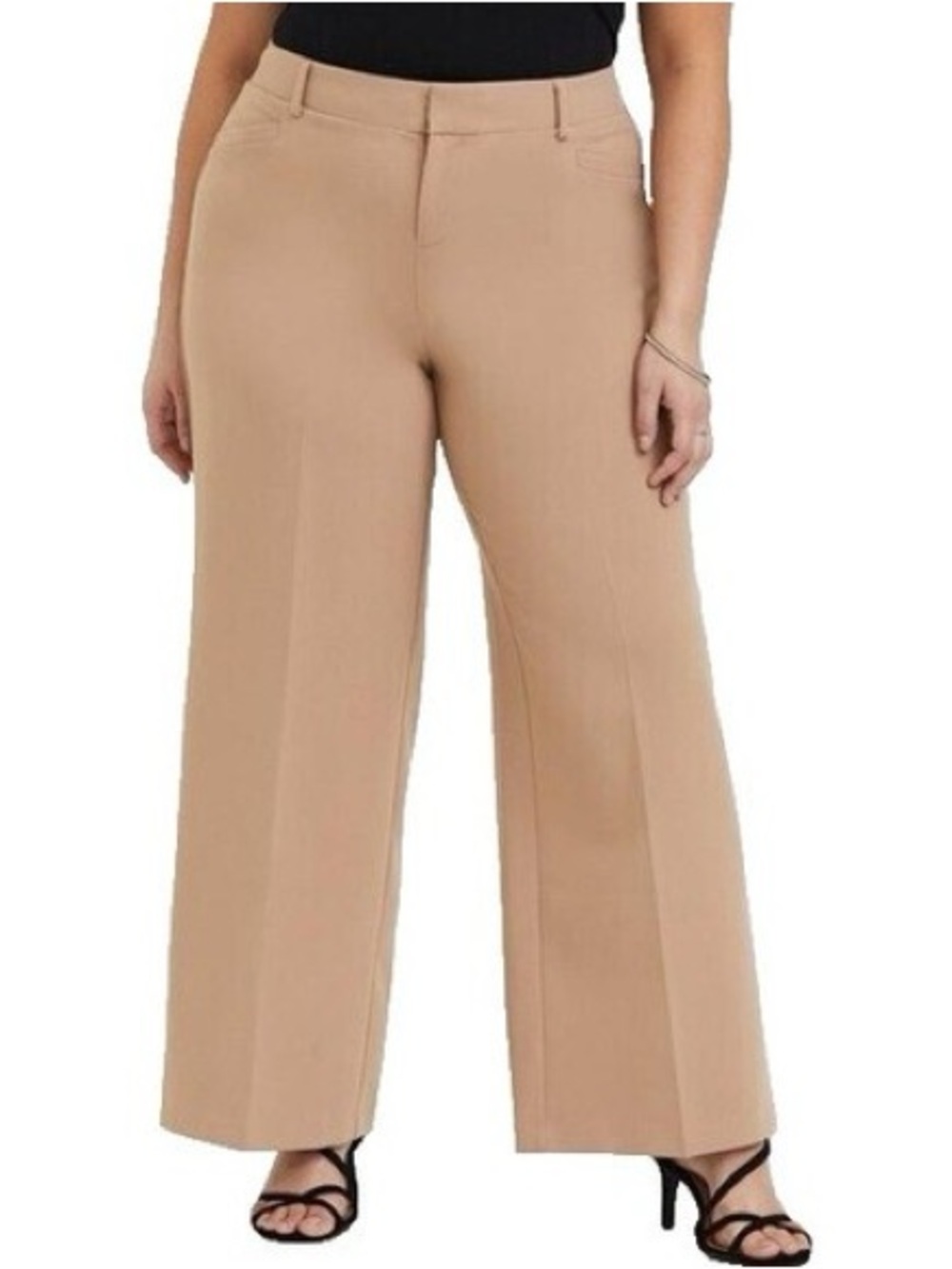 MAKE AN OFFER - TORRID Studio Wide Leg Pants in Camel